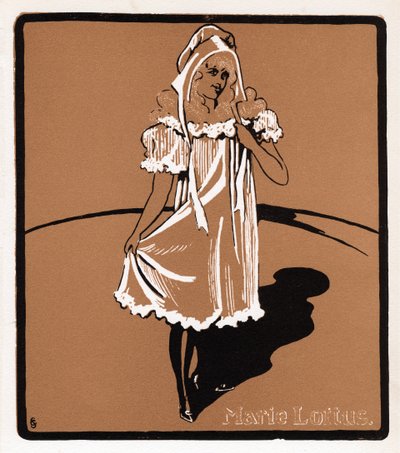 Marie Loftus 1857-1940, estrella del music hall escocés, finales del siglo XIX de Unbekannt