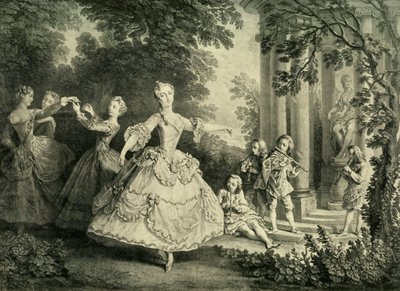 Marie Sallé bailando de Unbekannt