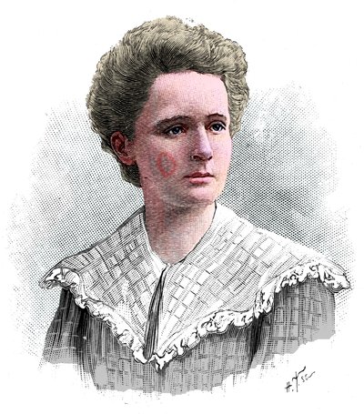 Marie Sklodowska Curie, física franco-polaca, 1904 de Unbekannt