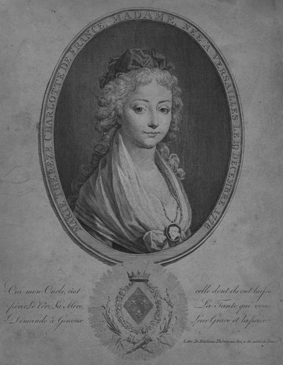 Marie Therese de Angouleme, Duquesa de Borbón, principios del siglo XIX de Unbekannt