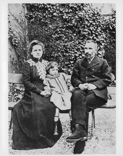 Marie y Pierre Curie, físicos, 1904 de Unbekannt