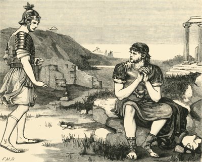 Mario entre las Ruinas de Cartago, 1890 de Unbekannt