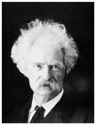 Mark Twain, novelista estadounidense, en sus últimos años, c1890s 1955 de Unbekannt
