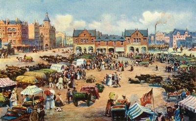 Plaza del Mercado, Johannesburgo, 1901 de Unbekannt