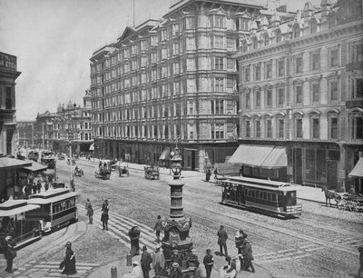 Calle Market, San Francisco, Cal., c1897 de Unbekannt