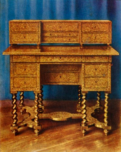 Mesa de Escritura de Marquetería del Rey Guillermo III de Unbekannt