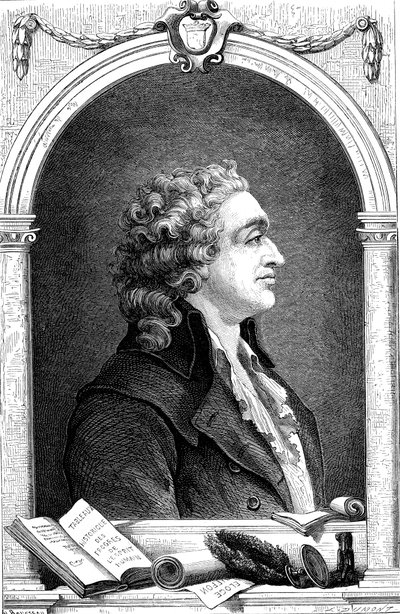 Marqués de Condorcet 1743-1798, filósofo y sociólogo de la Ilustración francesa, 1874 de Unbekannt
