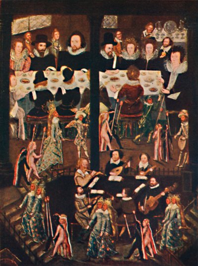 Banquete de bodas de Sir Henry Unton, c1596 de Unbekannt