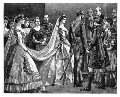 Matrimonio de la Princesa Helena y el Príncipe Christian, 5 de julio de 1866 de Unbekannt