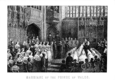 Matrimonio del Príncipe de Gales, Capilla de San Jorge, Windsor el 10 de marzo de 1863 de Unbekannt