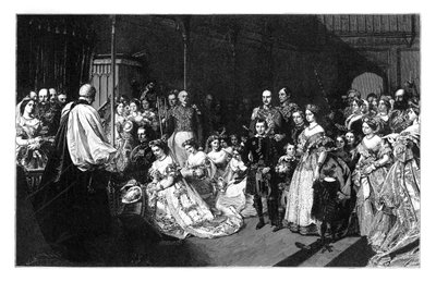 Matrimonio de la Princesa Real y el Emperador Federico III, 25 de enero de 1858 de Unbekannt