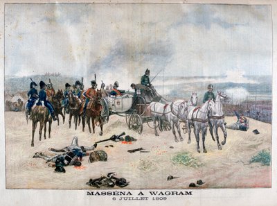Mariscal Massena en la Batalla de Wagram, Austria, 5-6 de julio de 1809, 1904 de Unbekannt