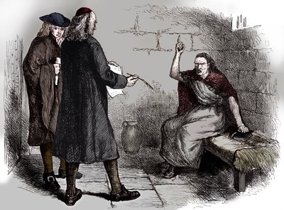 Martha Corey y sus fiscales, Salem, Massachusetts, c. 1692 c. 1880 de Unbekannt