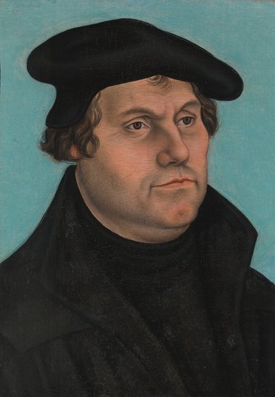 Martín Lutero 1483-1546, probablemente 1532 de Unbekannt