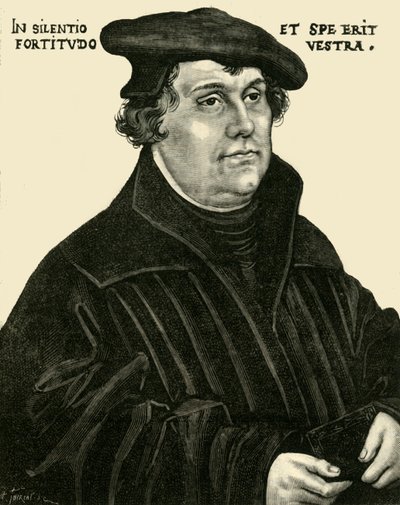Martín Lutero, c. 1520-1530, 1890 de Unbekannt