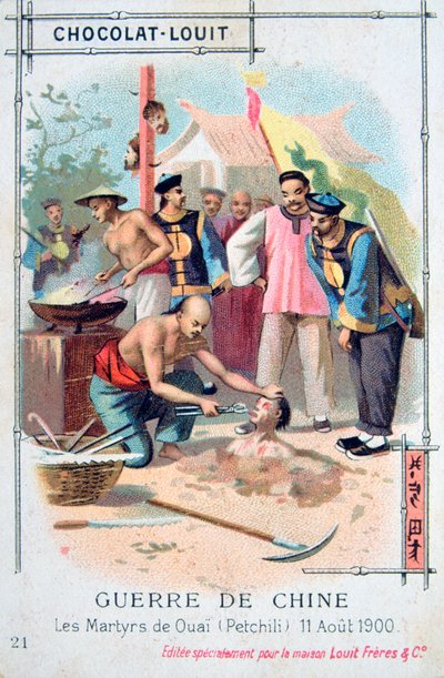 Martirio en Ouai Petchili, China, Rebelión de los Bóxers de Unbekannt