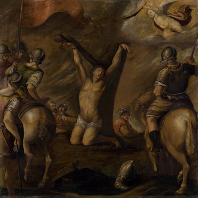 Martirio de San Sebastián de Unbekannt