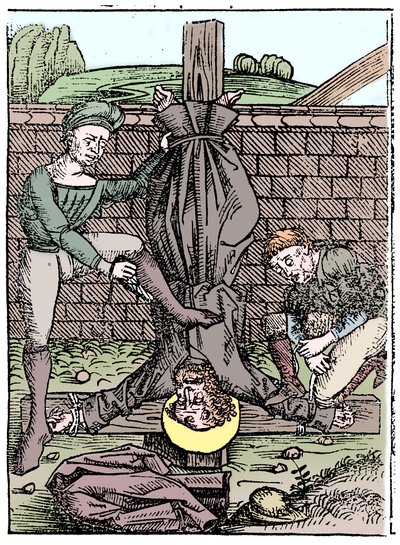 Martirio de San Pedro, Roma, c. 64-1493 de Unbekannt