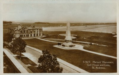 Monumento a los Mártires, Casa de Golf y Links, St. Andrews, c1900 de Unbekannt