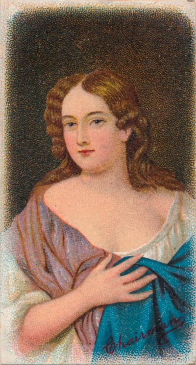 Mary Moll Davis c. 1648-1708, amante del Rey Carlos II de Inglaterra, 1912 de Unbekannt