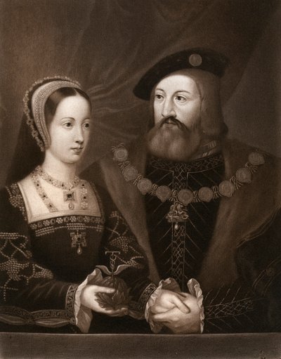 María Tudor y Charles Brandon, Duque de Suffolk de Unbekannt
