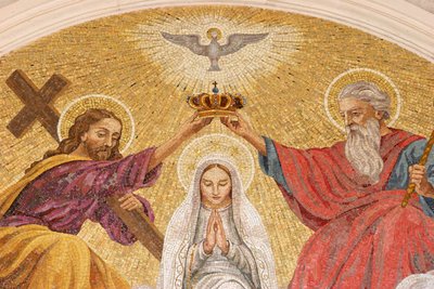 Coronación de María. Basílica de Fátima, Fátima, Portugal de Unbekannt