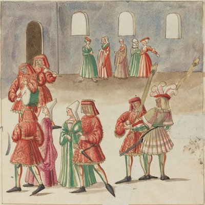 Mascarada, c. 1515 de Unbekannt