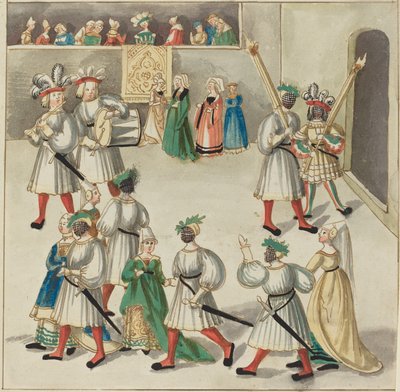 Mascarada, c. 1515 de Unbekannt