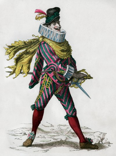 Capitán Matamore, asesino a sueldo, tipo español, siglo XVII 1882-1884 de Unbekannt