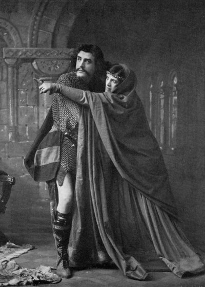 Matheson Lang 1879-1948 y Hutin Britton en Macbeth, 1911-1912 de Unbekannt