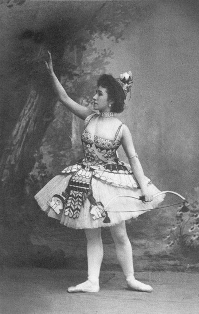 Matilda Kschessinska como la Princesa Aspicia en el ballet La hija del faraón de Unbekannt