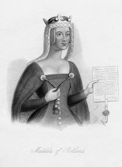 Matilda de Escocia, Reina de Enrique I, siglo XIX de Unbekannt