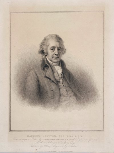 Matthew Boulton, ingeniero e industrial inglés, c 1801 de Unbekannt