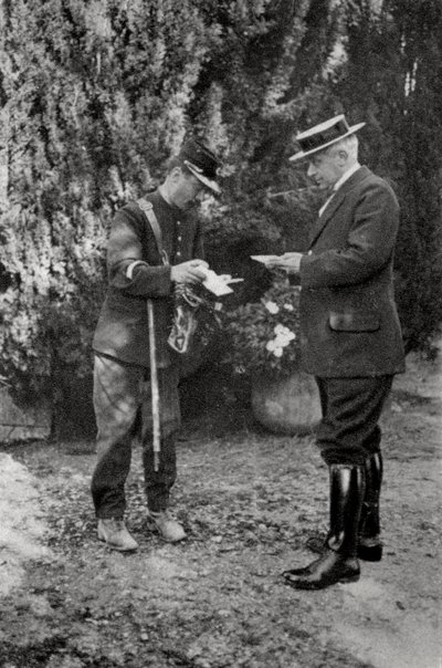 Maurice Maeterlinck, dramaturgo, poeta y ensayista belga, 1915 de Unbekannt