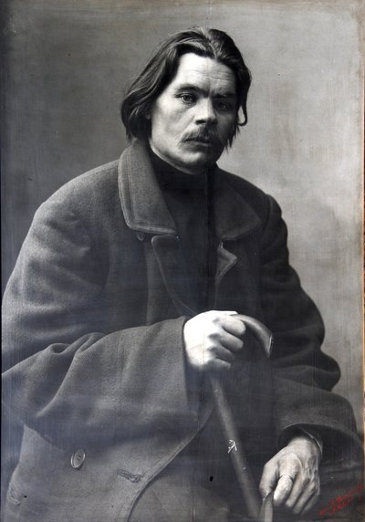Máximo Gorki, autor ruso, c. 1901-c. 1902 de Unbekannt