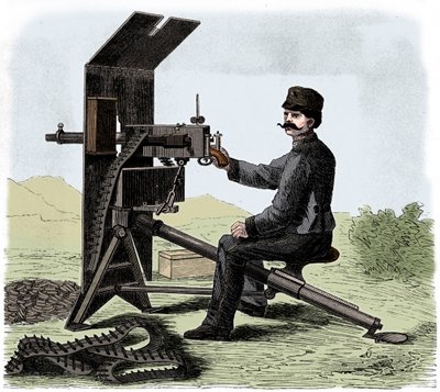 Ametralladora Maxim, c1895 de Unbekannt
