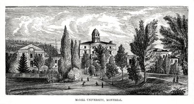 Universidad McGill, Montreal, Canadá, siglo XIX de Unbekannt