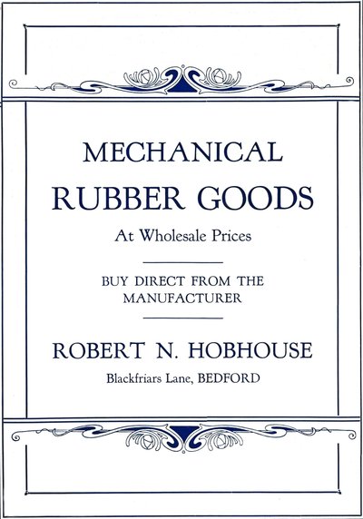 Productos de Goma Mecánica - Anuncio de Robert N. Hobhouse, 1916 de Unbekannt