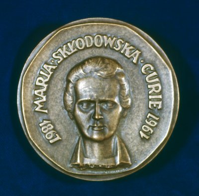Medalla conmemorativa de Marie Sklodowska Curie, física franco-polaca, 1967 de Unbekannt