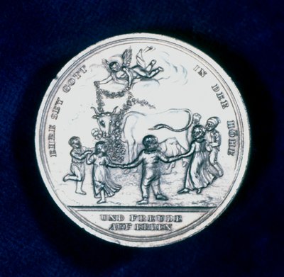 Medalla conmemorativa del descubrimiento de la vacuna contra la viruela, 1796-1800 de Unbekannt