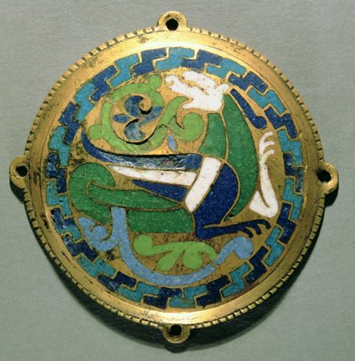 Medallón que representa un dragón, francés, de Conques de Unbekannt