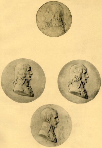 Retratos en medallón de Napoleón, 1797-1799, 1921 de Unbekannt