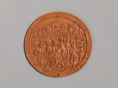 Medallón con la Traición de Jesús, principios del siglo XVI de Unbekannt