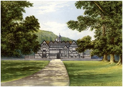 Meer Hall, cerca de Droitwich, Worcestershire, hogar de la familia Bearcroft de Unbekannt