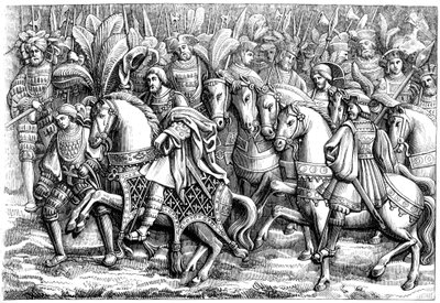 Reunión en el Campo del Paño de Oro, siglo XVI, 1849 de Unbekannt