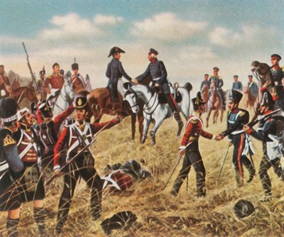 Encuentro de Wellington y Blücher en Waterloo, 18 de junio de 1815, 1936 de Unbekannt