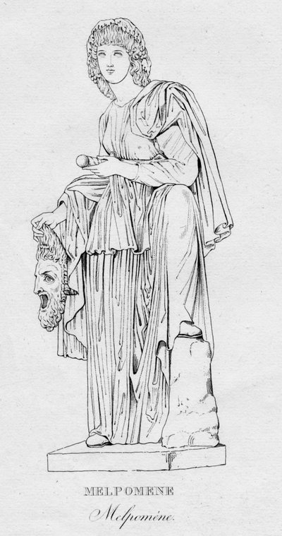 Melpomene, c1850 de Unbekannt