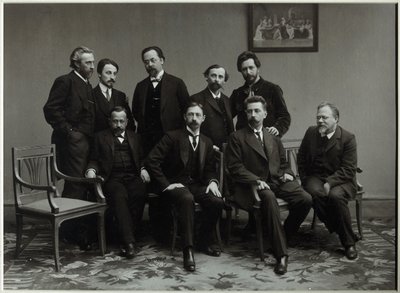 Miembros del Grupo Literario Sreda Miércoles, 1910 de Unbekannt