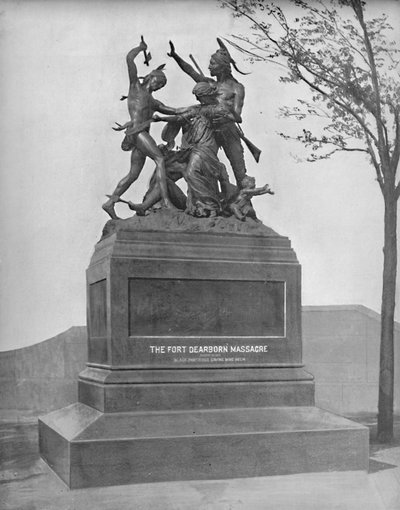 Memorial de la masacre de Fort Dearborn, c1897 de Unbekannt