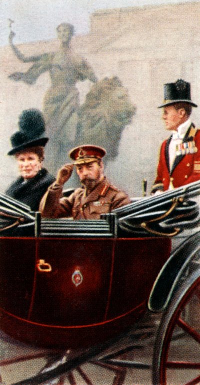 Servicio memorial a Lord Kitchener, 13 de junio de 1916. c1935 de Unbekannt